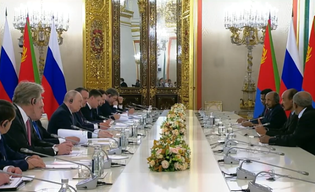 Putin Meets Eritrean President Isaias Afwerki in Moscow as Russia Eyes Port and Transport Cooperation