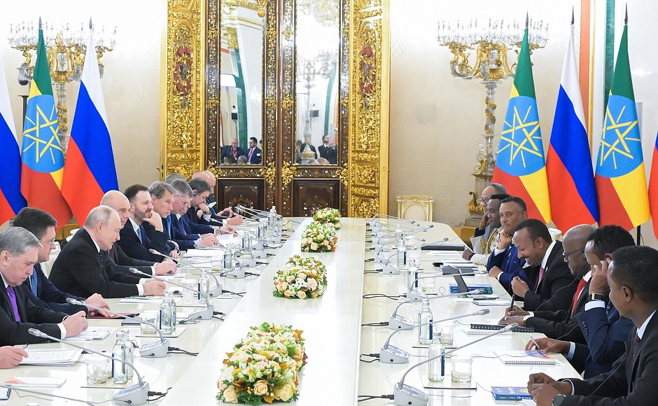 Putin and Abiy Hold Kremlin Talks on Nuclear Cooperation