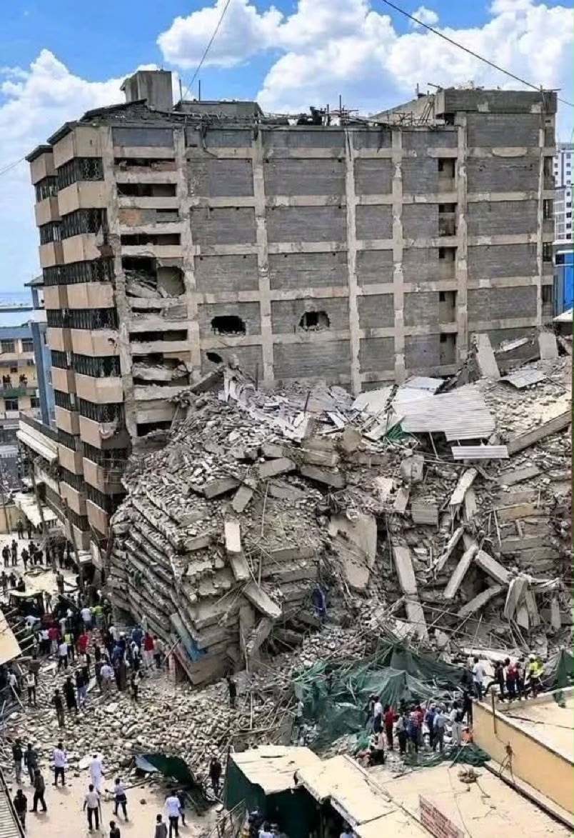 Seven Missing After Multi-Storey Building Collapses in Nairobi as Rescue Teams Race Against Time