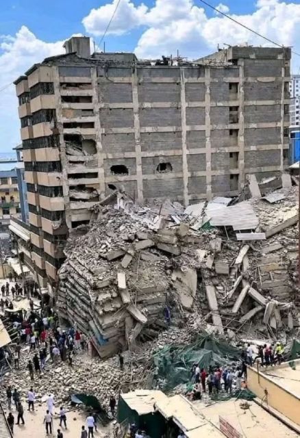 Seven Missing After Multi-Storey Building Collapses in Nairobi as Rescue Teams Race Against Time
